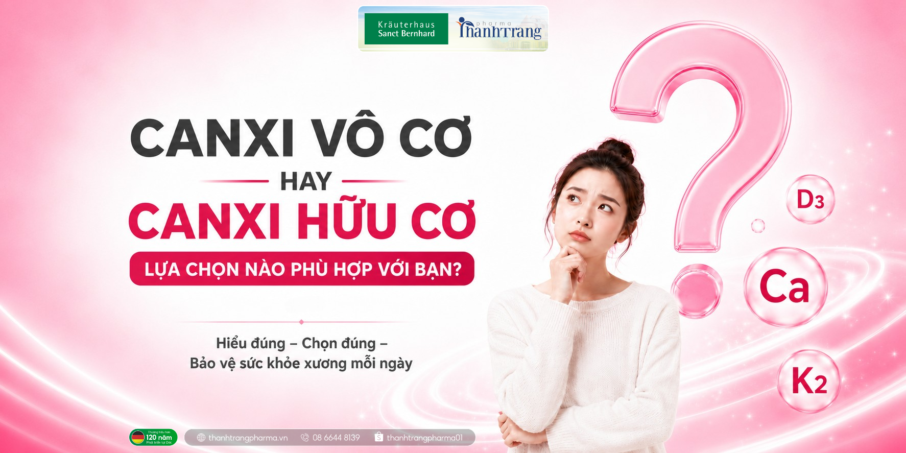 Canxi vô cơ hay canxi hữu cơ: Hướng dẫn lựa chọn canxi phù hợp